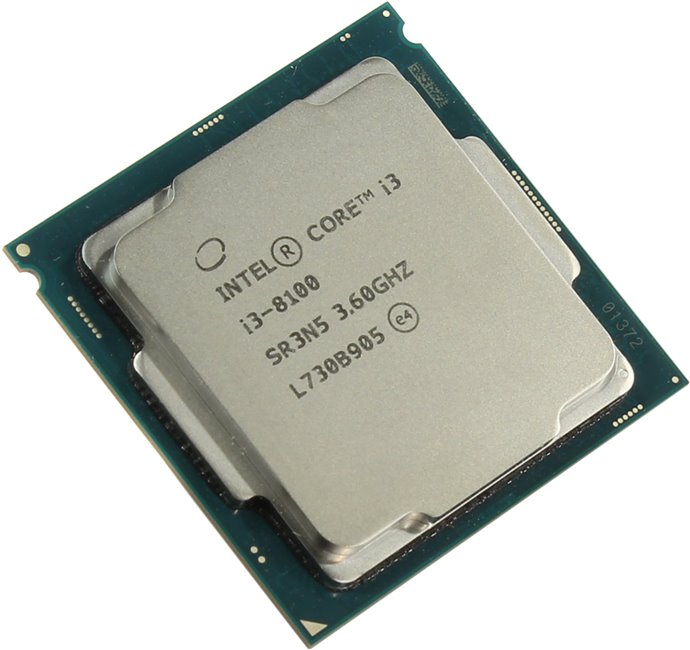 Процессор Intel Core i3-8100 3.6/6M LGA1151v2  (CM8068403377308)