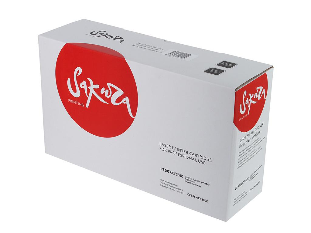 Тонер-картридж HP CE505X/CF280X SAKURA  (SACE505X/CF280X)