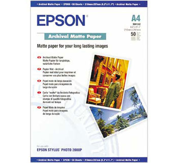 Бумага Epson A4 (C13S041342) Archival Matter Paper 192 г/м2  50л.