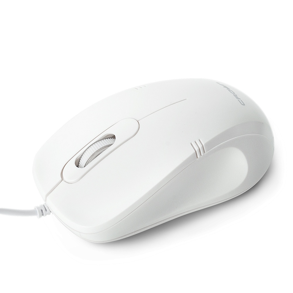 Мышь CROWN CMM-502 Silent, оптическая, USB, white