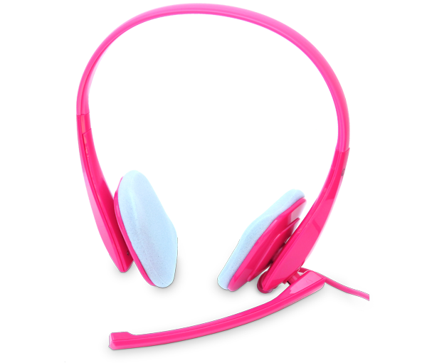 Наушники с микрофоном CROWN CMH-941 pink