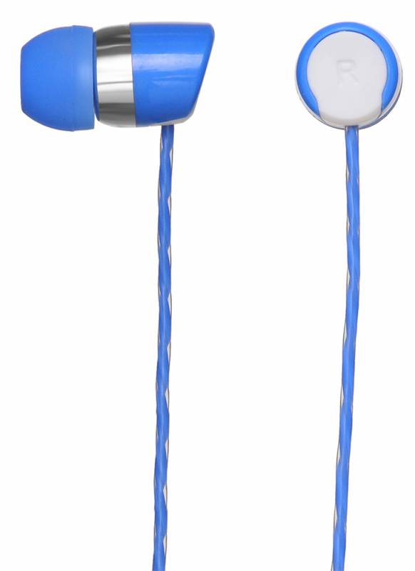 Наушники вкладыши с микрофоном OKLICK HS-S-230, синие