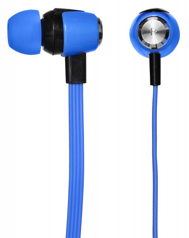 Наушники вкладыши с микрофоном OKLICK HS-S-240, синие