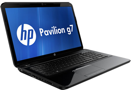 Ноутбук HP Pavilion g7-2316er AMD A10-4600M/8192Mb/1Tb/17.3 HD+/AMD HD7670M 1Gb/DVD-RW/WiFi/BT/Windows 8™ (sparkling black) (D2Y95EA)