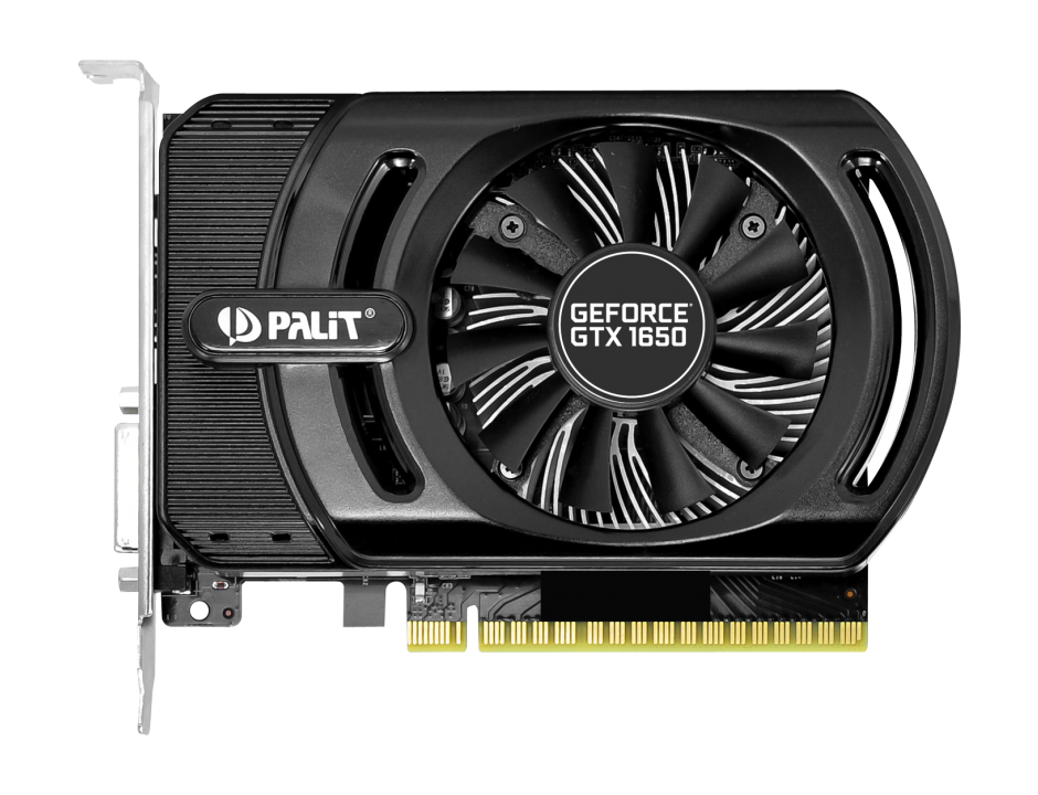 Видеокарта Palit 4Gb/PCI-E NVIDIA GeForce GTX 1650 StormX [GDDR5]  (NE51650006G1-1170F)