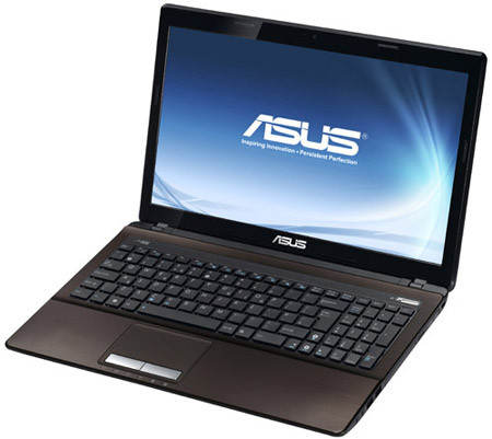 Ноутбук ASUS K53Sm(X53S) Intel i3-2350M/4096Mb/500Gb/15.6 HD/GT630M 2Gb/DVD-RW/WiFi/Windows 7™ Home Basic x64  (90N6OL234W3212RD13AY)