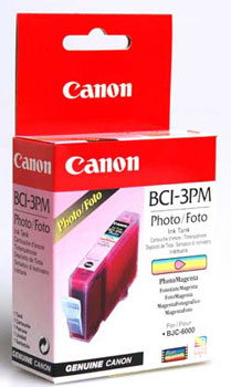 Чернильница Canon BCI-3PM фото пурпурная