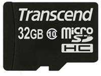 Карта памяти MicroSDHC 32Gb Transcend (class 10) UHS-I  (TS32GUSDHC10)