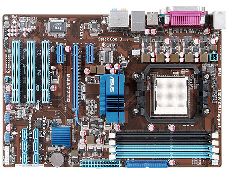 Материнская плата ASUS M4A77TD SocketAM3/AMD 770/DDR III/PCI-Ex16/ATX