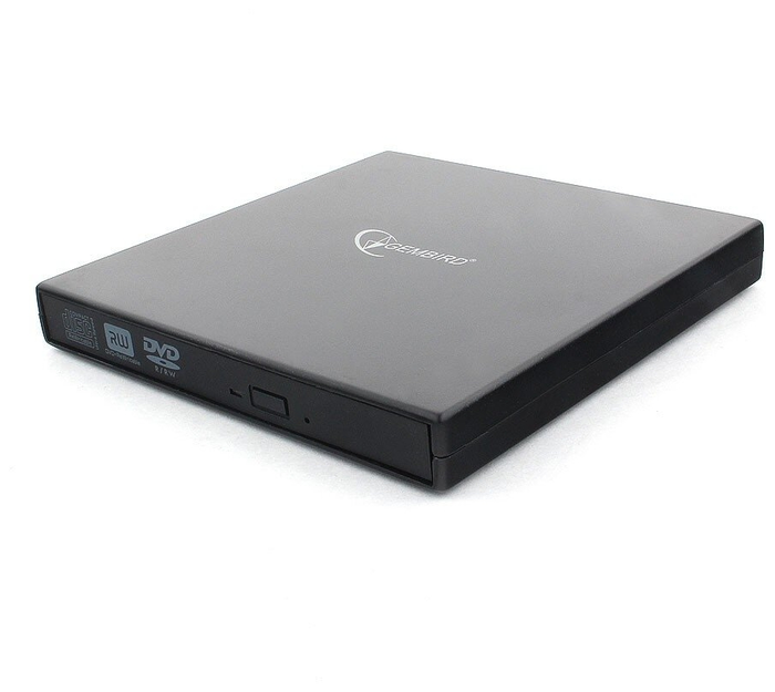 Привод DVD±RW Gembird DVD-USB-02, black, внешний USB2.0