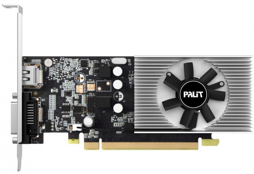 Видеокарта Palit 2Gb/PCI-E NVIDIA GeForce GT 1030 [GDDR5]  (PA-GT1030 2GD5)