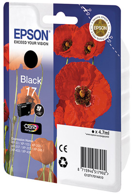 Картридж Epson 17 черный  (C13T17014A10)