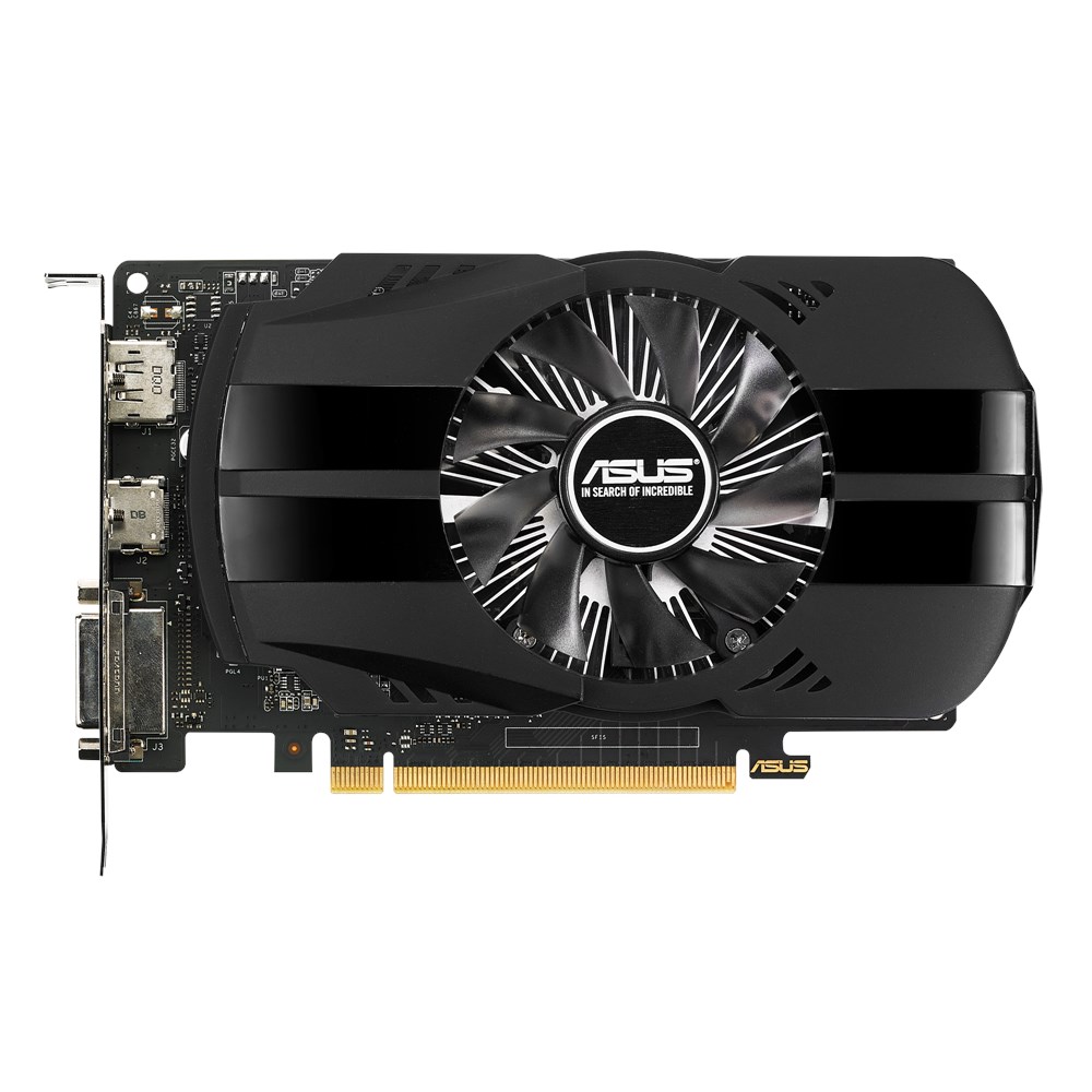 Видеокарта ASUS 4Gb/PCI-E NVIDIA GeForce GTX 1050 Ti Phoenix [GDDR5]  (PH-GTX1050TI-4G)