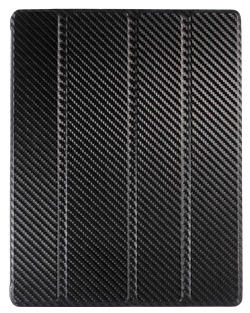 Чехол Ginzzu GC-C502B Carbon, для iPad 2/3/4, Black