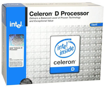 Процессор Intel Celeron D 352 3.2/533/512/EM64Т BOX LGA775  BX80552352