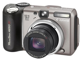 цифровая фотокамера Canon PowerShot A650 IS
