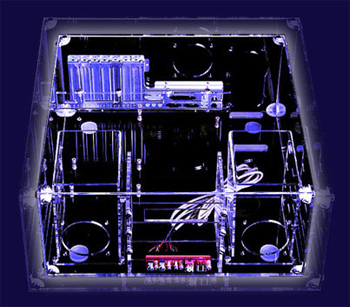 Прозрачный акриловый корпус Sunbeam Acrylic HTPC Case  (SB-ACHT-HUVB)