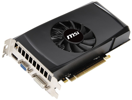 Видеокарта MSI 1Gb/PCI-E N550Ti-1GD5 GeForce GTX550Ti [DDR5]
