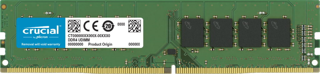 Память DDR4 8Gb PC4-25600, 3200MHz Crucial  (CT8G4DFRA32A)