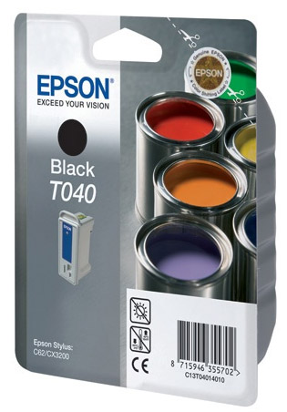Картридж Epson T040 черный  (C13T04014010)