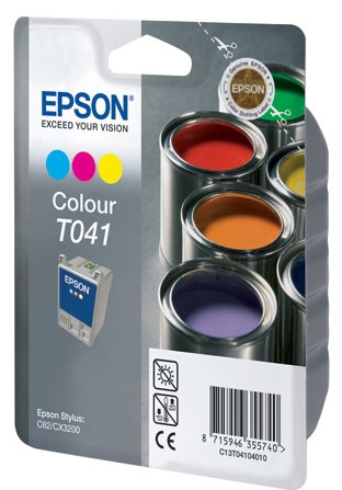 Картридж Epson T041 цветной  (C13T04104010)