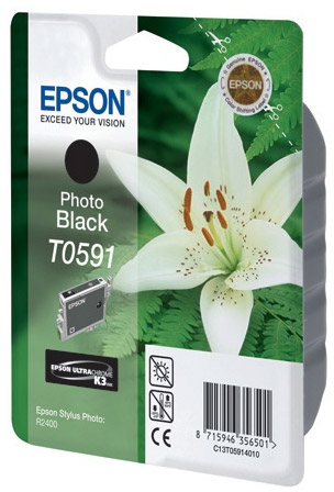 Картридж Epson T0591 черный фото  (C13T05914010)