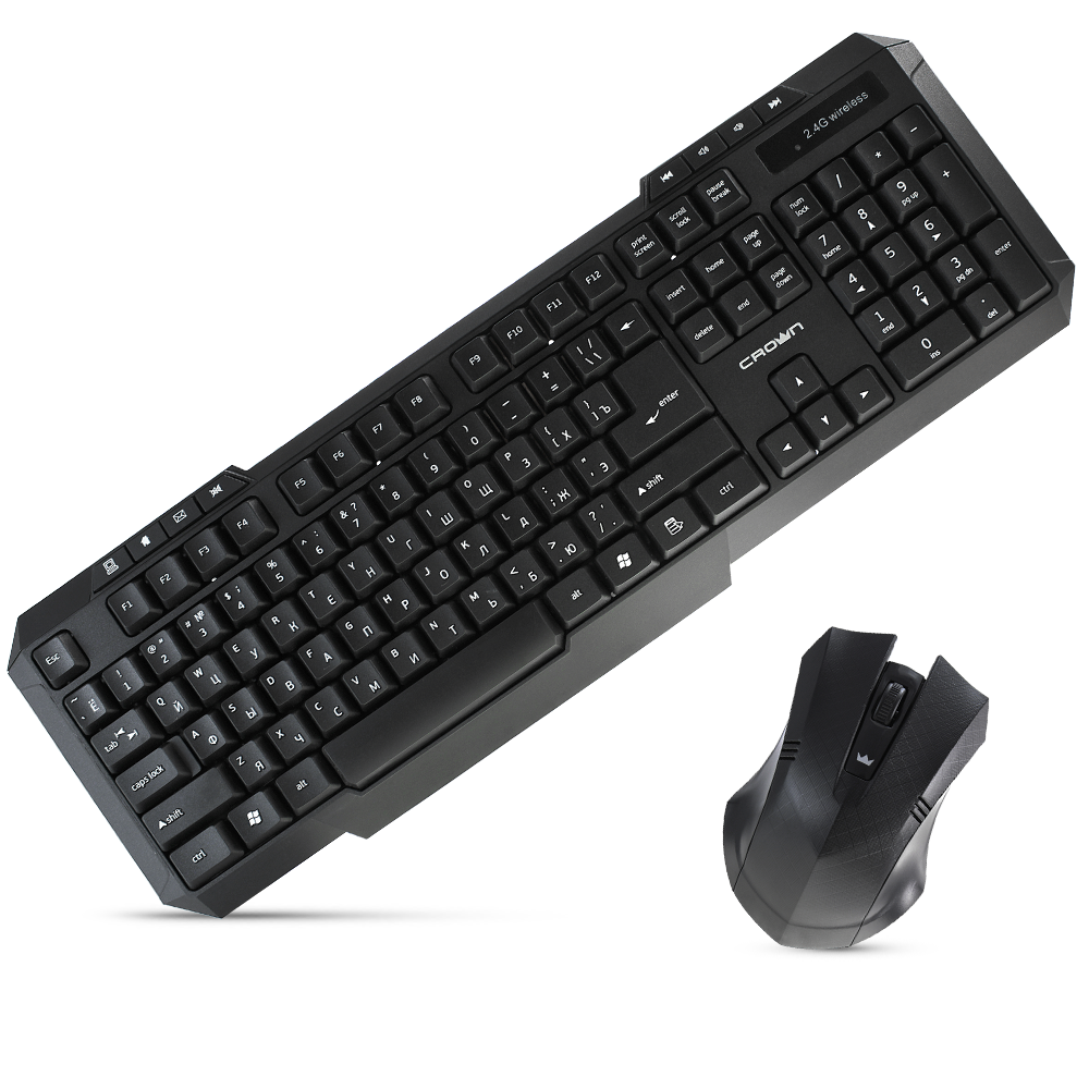 Клавиатура + Мышь CROWN CMMK-953W беспроводные, USB