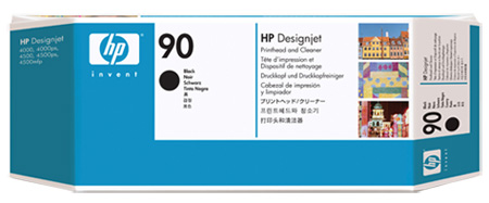 Печатающая головка HP №90 черная с устройством очистки  (C5054A)