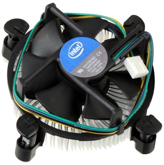 вентилятор Intel Original Socket 1150/1155/1156 Al+Cu  (E97378/E41759)
