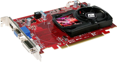 Видеокарта PowerColor 1Gb/PCI-E AMD Radeon HD6570 [DDR3]  (AX6570 1GBK3-H1)