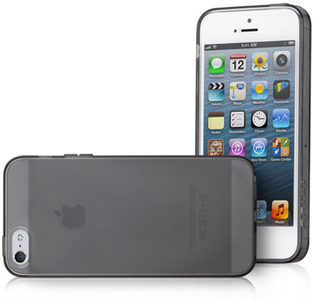 Чехол GGMM для iPhone 5 Pure-Plus черный  (IPH01008)