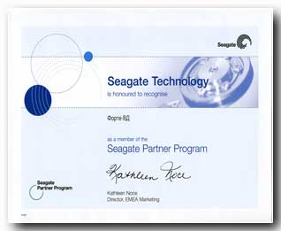 Seagate - Seagate Partner Program (07.03.2008 - 08.03.2009)